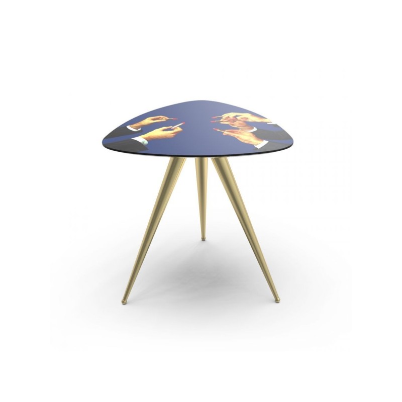 SELETTI Toiletpaper Side table - Black - Lipsticks