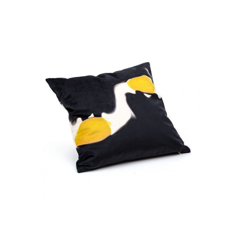 SELETTI Toiletpaper Kussen - Lemoenen - Gewatteerd