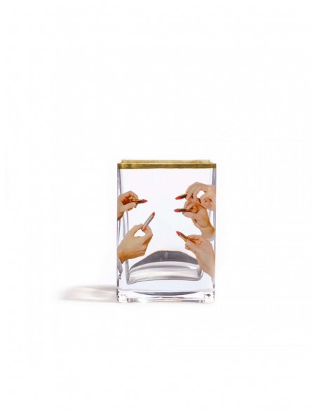 SELETTI Glass Vase - Lipsticks - Medium
