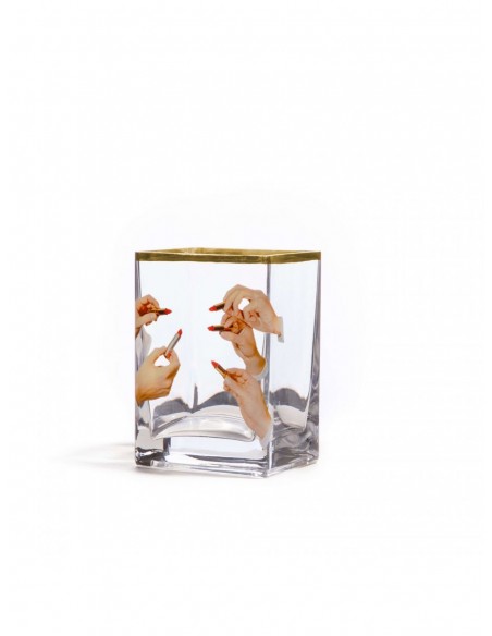 SELETTI Glass Vase - Lipsticks - Medium