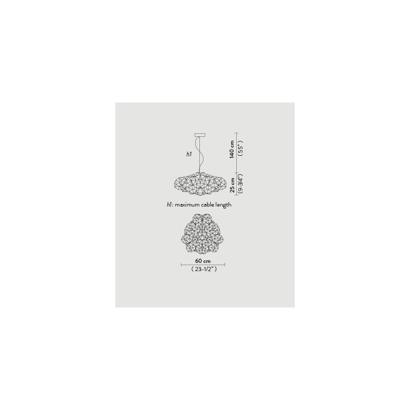 SLAMP Drusa Pendant Lamp