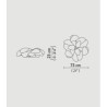 SLAMP Etoile Ceiling lamp / Wall Lamp