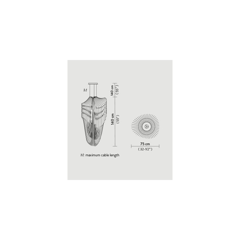 SLAMP Avia Lampe suspendue xl