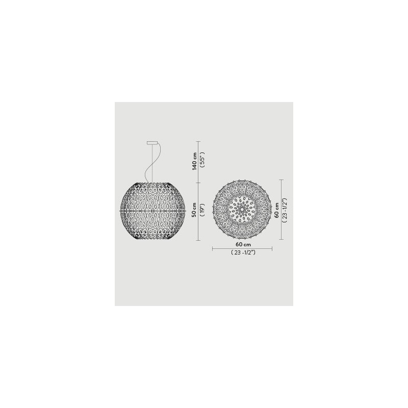 SLAMP Charlotte globe Lampe suspendue