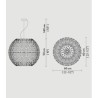 SLAMP Charlotte globe Lampe suspendue