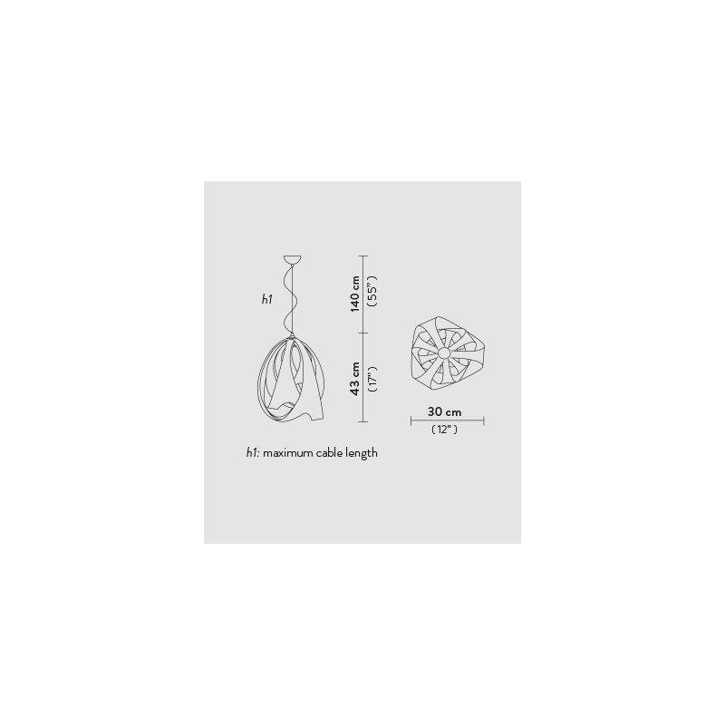 SLAMP Goccia Lampe suspendue