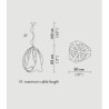 SLAMP Goccia Lampe suspendue