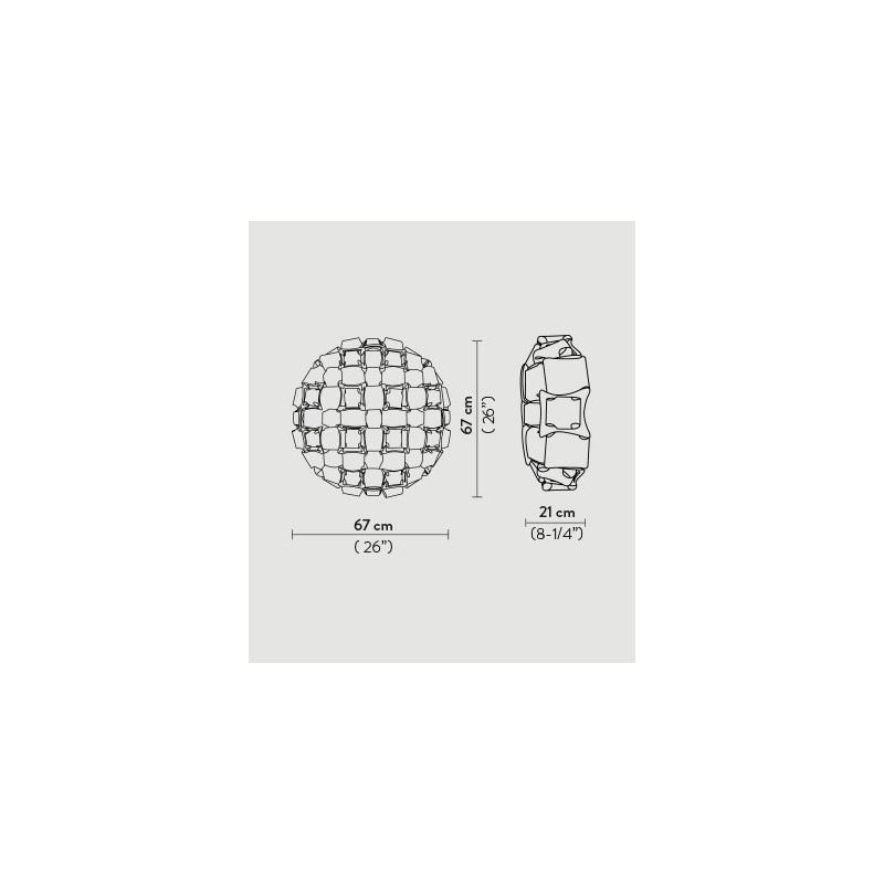 SLAMP Mida Plafonnier / Applique large