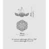 SLAMP Veli 7 Lampe suspendue