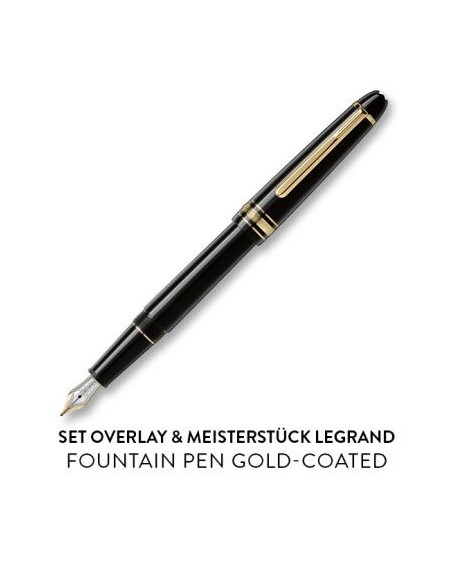 SLAMP Overlay and Meisterstuck Legrand fountain pen