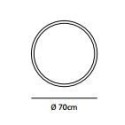 Jacco Maris framed circle ø 70cm hanglamp