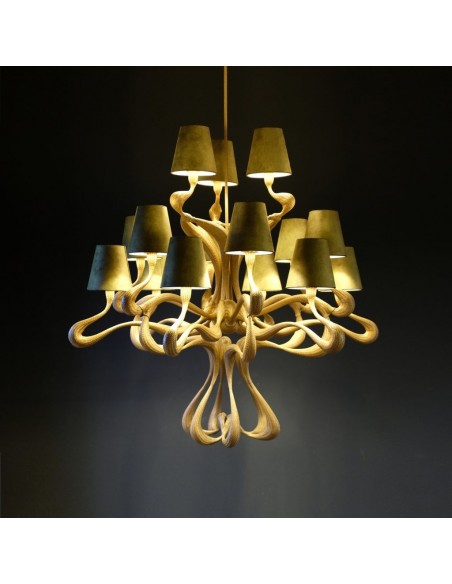 Jacco Maris ode 1647 9 light ø 85cm suspension lamp