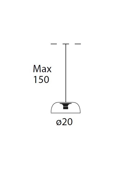 Lumina Tia 200 Modular MS suspension lamp