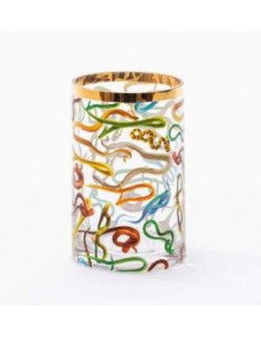 Seletti Toiletpaper Snakes small Cylindrical vase