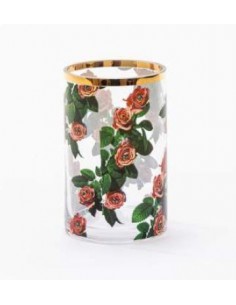 Seletti Toiletpaper Roses small Cylindrical vase