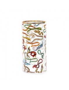 Seletti Toiletpaper Snakes medium Cylindrical vase