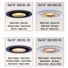 Brick In The Wall 200Cent Round Low Trim Excl. Driver Fix Ip54 Bathroom spot encastré