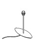PSM Lighting Vogue 990B.400 Table Lamp