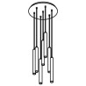 PSM Lighting Jacob 1926.7 Suspension Lamp