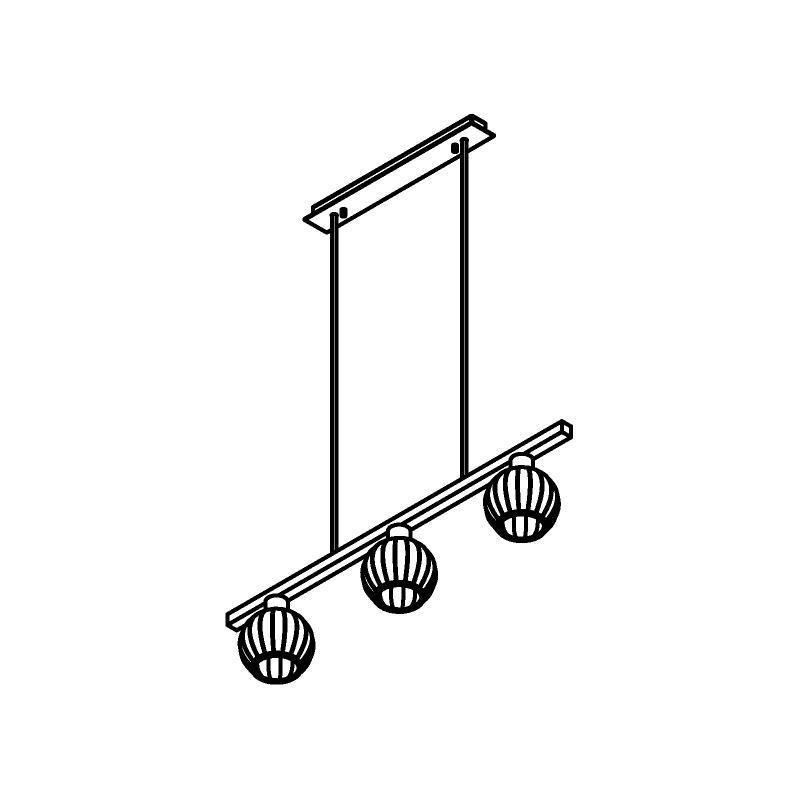 PSM Lighting Noella 4585.V.E27.SH Hanglamp