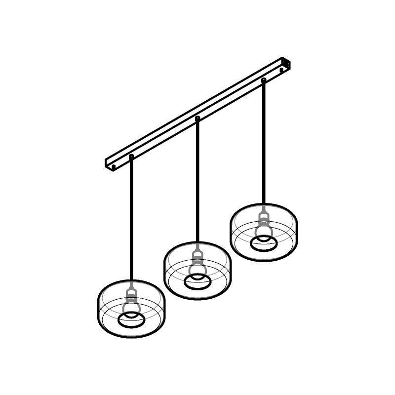 PSM Lighting Manon 5131.3Q Lampe Suspendue