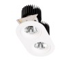 PSM Lighting Ø80 Luxor Xtm.1300.10048.S2 Spot Encastrable