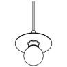 PSM Lighting Angelo 4984.Sh.E27 Lampe Suspendue
