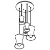 PSM Lighting Clara 3418.5 Lampe Suspendue