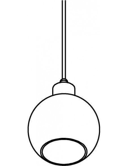 PSM Lighting Moby Sh 4967.A.E27.Sh Hanglamp