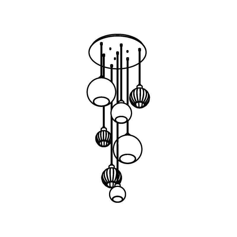 PSM Lighting Moby Sh 5163.7.E27.COMBI.16 PSM Lighting Moby Sh 5163.7.E27.COMBI.16.TXM Suspension lamp