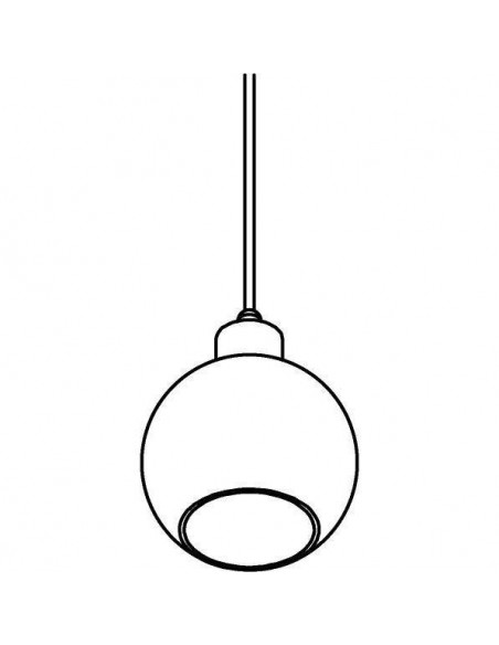 PSM Lighting Moby Sh 4976.A.E27.Sh Suspension Lamp