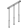 PSM Lighting Jacob 1922.3 Lampe Suspendue