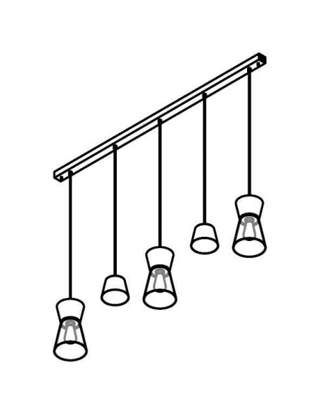 PSM Lighting Shake 5579.E27.116.ST Suspension lamp