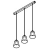 PSM Lighting Shake 5577.E27 Suspension Lamp