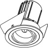 PSM Lighting Nora Ac Ac.700.10026 Spot Encastrable