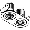 PSM Lighting Ø80 Luxor Xtm.1300.10046.S2 Spot Encastrable