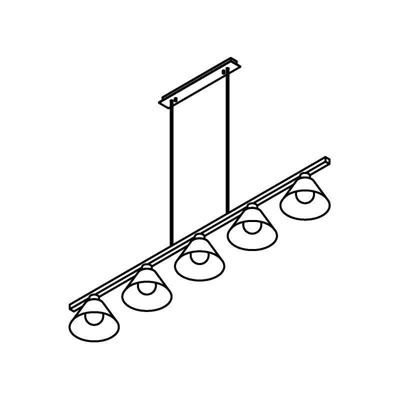 PSM Lighting Iconic 4607.J.E27.SH Hanglamp