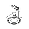 PSM Lighting Ø80 Convertible Pico50.Es50Ln Spot Encastrable
