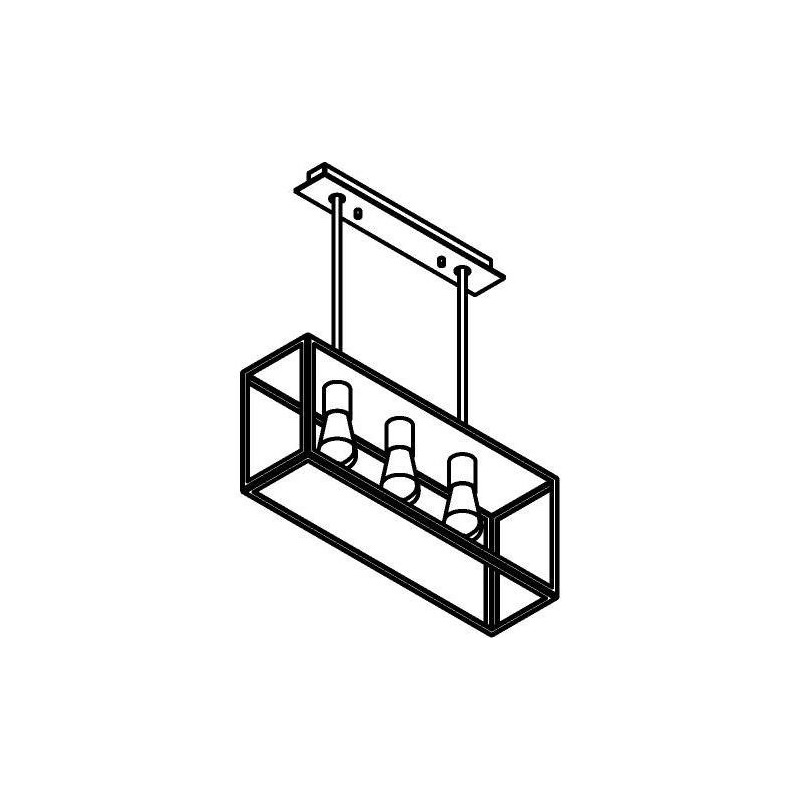 PSM Lighting Tavolo 5103.3X.Sc Hanglamp