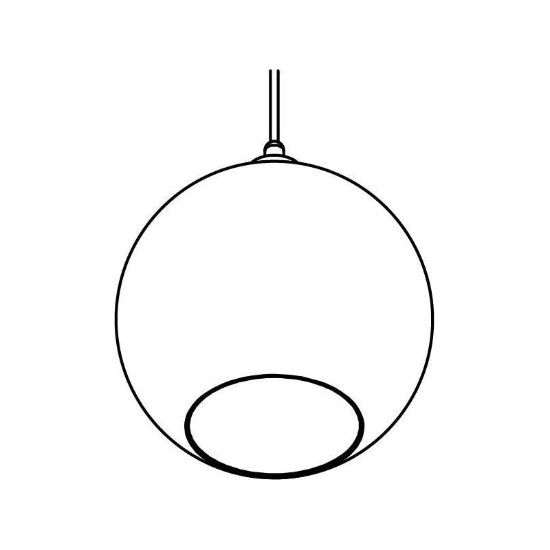 PSM Lighting Moby Sh 5063.C.E27.Sh Lampe Suspendue