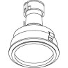 PSM Lighting Ø80 Convertible System Casaquanodot.Es50 Spot Encastrable