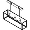 PSM Lighting Tavolo 5100.3.Xlc Lampe Suspendue