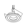 PSM Lighting Ø80 Convertible Picodown50 Spot Encastrable
