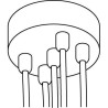 PSM Lighting Rosette Up 059.5 