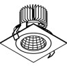 PSM Lighting Ø100 Luxor Xtm.1300.10039.S1 Recessed Spot