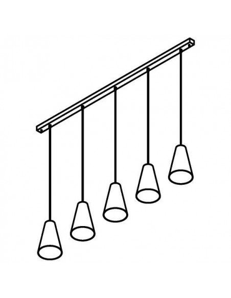 PSM Lighting Iconic 4615.G.E27.BZ.53 Hanglamp