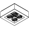 PSM Lighting Luxor 1985.Ip20 Ceiling Lamp