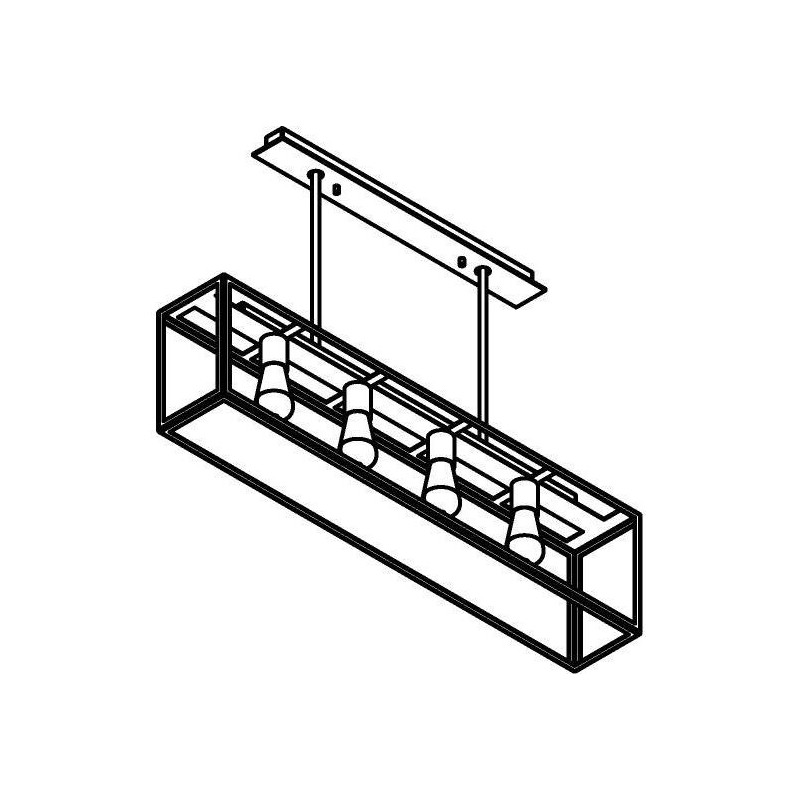 PSM Lighting Tavolo 5104.4.So Hanglamp