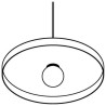 PSM Lighting Skivve 4959.E27.1M PSM Lighting Skivve 4959.E27.1M.TX1 Suspension lamp