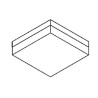 PSM Lighting Monet Sq 640.200.Led Plafonnier